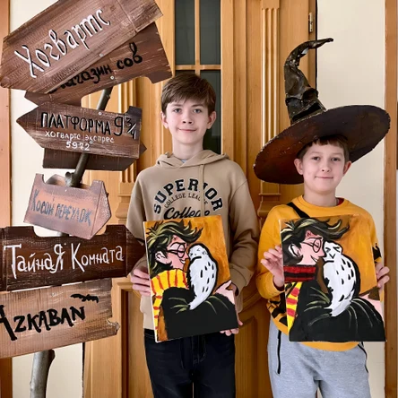 Живопись на холсте для детей