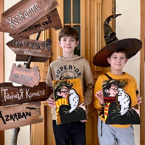 Живопись на холсте для детей