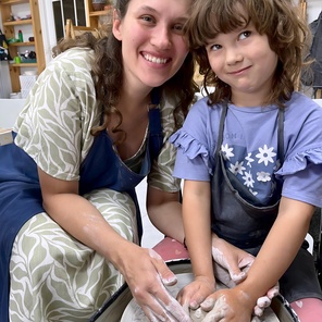 Гончарный круг и лепка. Мастер-класс Мама+малыш